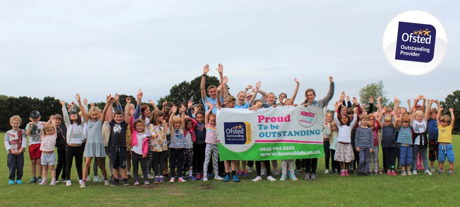 KOOSA Kids are Proud to be an Ofsted Outstanding Childcare Provider!