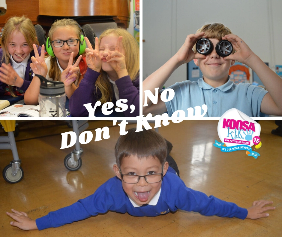 Yes, No, Don't Know - Try this KOOSA Kids holiday club favourite at home. Who is the best in your family?