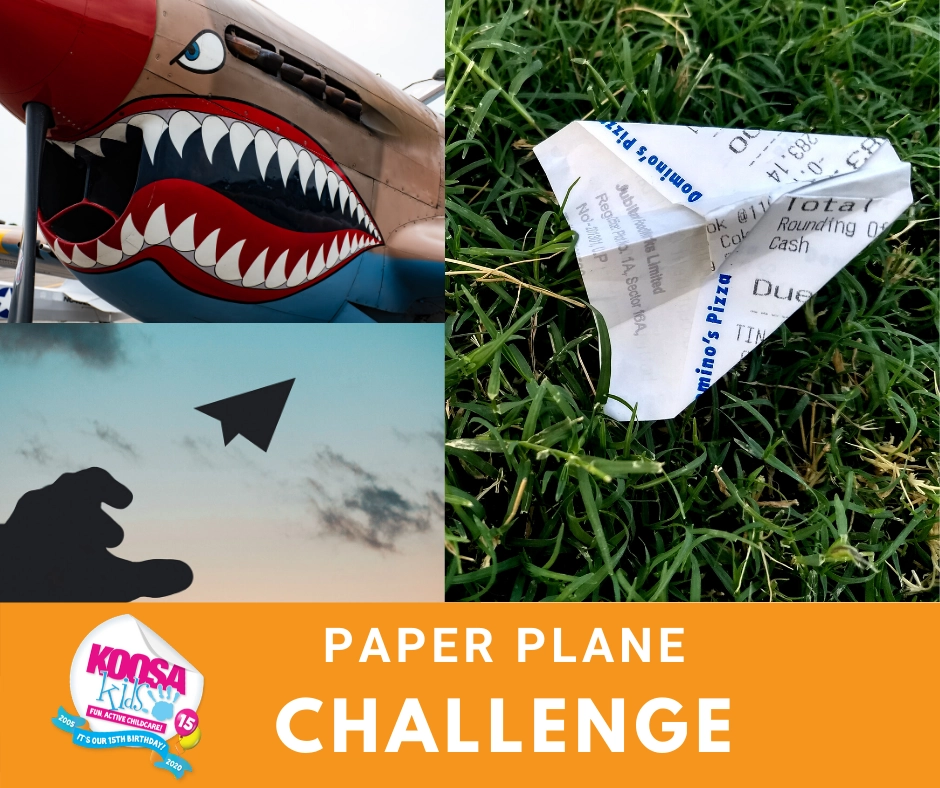 KOOSA Kids Paper Plane Challenge - All the fun of KOOSA Kids after school club or holiday club at home!